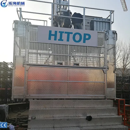 Sc150 Cage/Cabin Passenger Hoist Single Cage Building Material Hoist Construction Elevator
