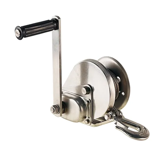 2600lbs 2-Speed Adjustable Portable Towing Boat Trailer Hand Manual Winch