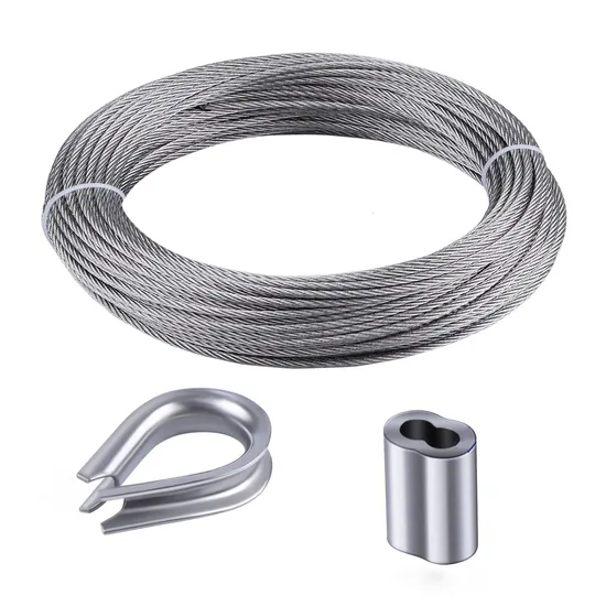 Stainless Steel Wire Rope 304 316 316L 7*7 7*19
