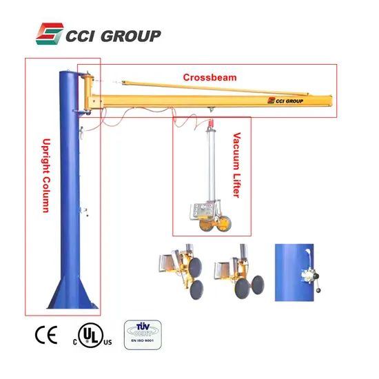Electric Glass Suction Cup Vacuum Lifter Systems for Loading Wood Price