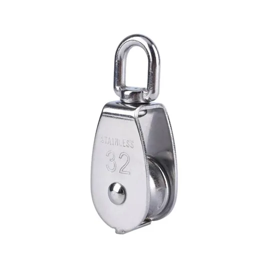 Heavy Duty Hardware Single Wheel Swivel Rigging Lifting Wheel Fixed Pulley