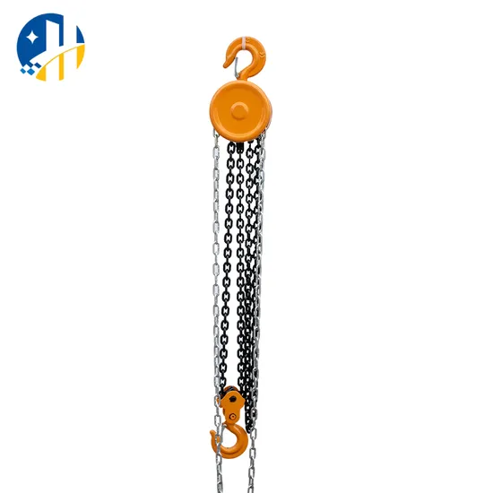 CE Approved Lifting Equipment 2t-20t Manual Chain Block with Hook