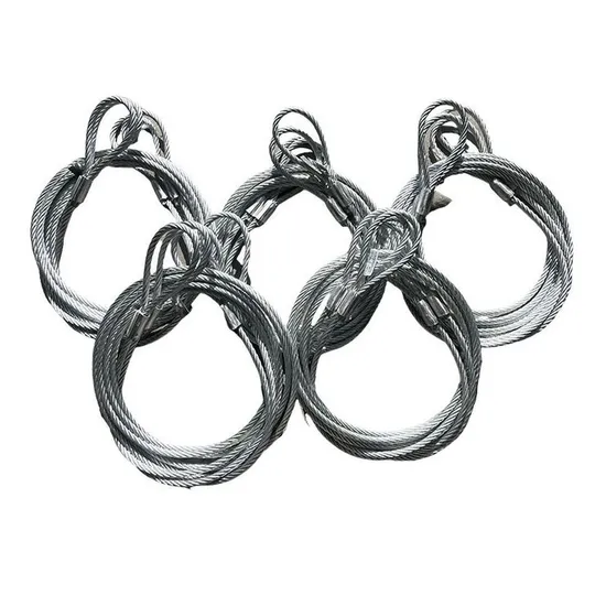 Light Weight 6*19/6*37 Wooden Wheel Wire Steel Rope Sling