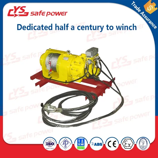 1ton Small Ship Winch Boat Winch Offshore Air Winch