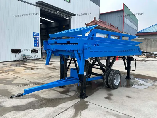 Lansheng 10 Ton 15ton Adjustable Container Load Ramp for Warehouse From China6lansheng 10 Ton 15ton Adjustable Container Load Ramp for Warehouse From China