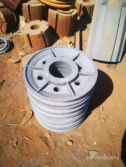 on-Demand Customization Casting Iron Crane Rope Sheave in Mining/Cement /Petroleum Machinery