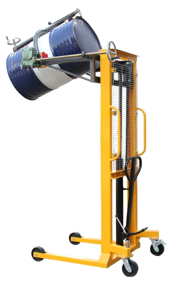 Hydraulic Oil Drum Elevator Hydraulic Semi-Electric Forklift Drum Elevator Stacker