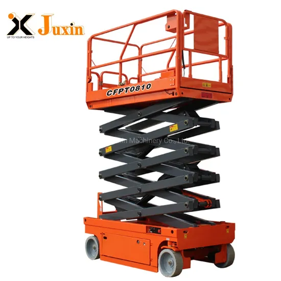 Warehouse Application Electric Lift Table Self Propelled Hydraulic Scissor Lift