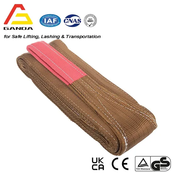 6t Polyester Webbing Sling with Lifting Eyes, Flat Eye, Reversed Eye, Folded Eye for Lifting Equipment, En1492-1, Safety Factor: 7: 1, Width 180mm