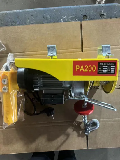 Construction 380V 1 Ton Double Rail Electric Wire Rope Hoist for Sale
