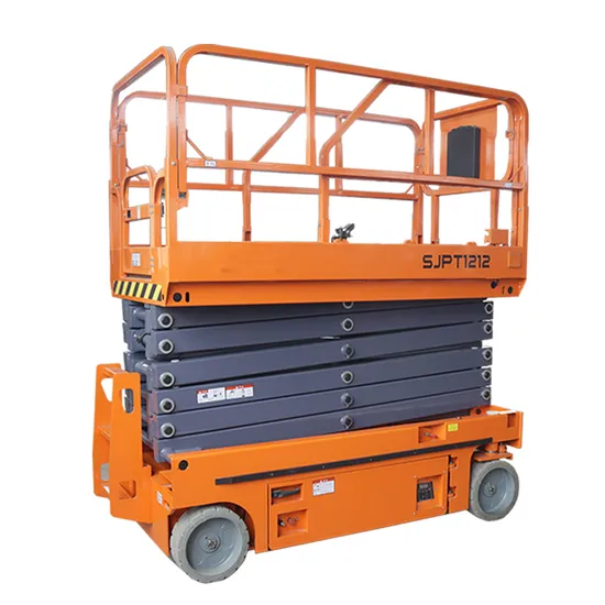 12m Wheeled Hydraulic Drive Scissor Lift Platform Aerial Work Vehicle High-Rise Buildings for Indoor/Outdoor Use
