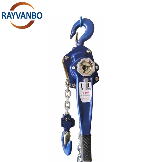 0.5t 1t 5t Lever Block Lever Chain Hoist Lifting Equipment with Competitive Price