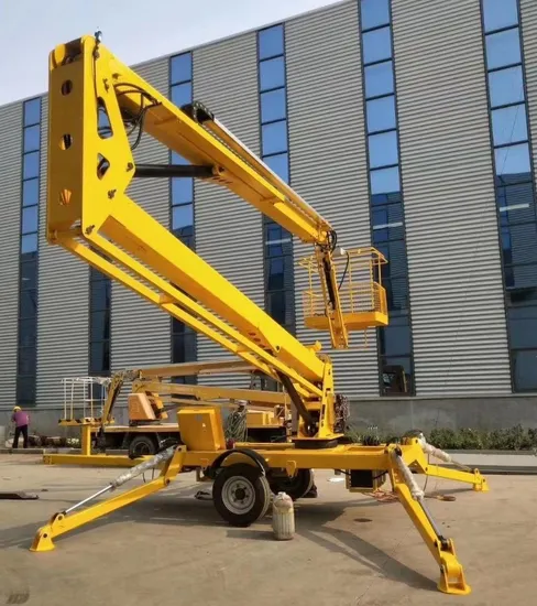 Tow Behind Manlift with Detachable Platform Controls
