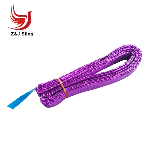 One Use Synesthetic Single Ply Flat Polyester Endless Lifting Sling