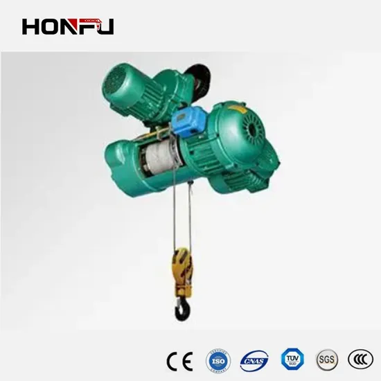 Double Girder Single 50kg Electric Hoist Overhead Crane with Good Price CD/MD