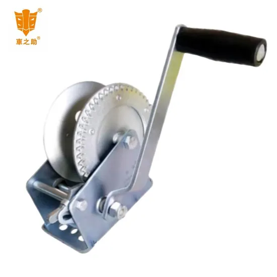 1.1t Hand Operated Wire Rope Pulling Winch Boat Trailer Manual Winch
