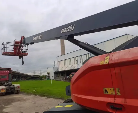 Used Cheap 28m Aerial Work Platform Factory Direct Hydraulic Telescopic Boom Aerial Large Heavy Duty Aerial Work Platform