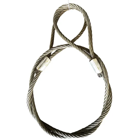Hoist Rigging Rope 6X19 Iws Bright Pressing Steel Wire Rope Slings