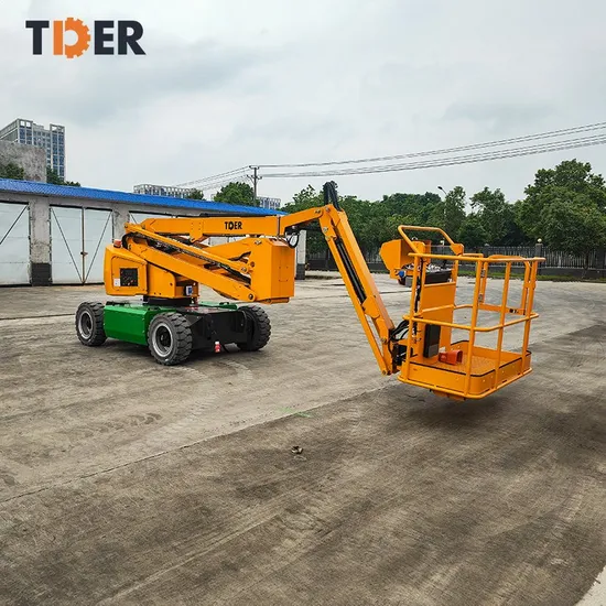 Tder 14m 16m Lifting Equipment Man Lift Aerial Work Platform