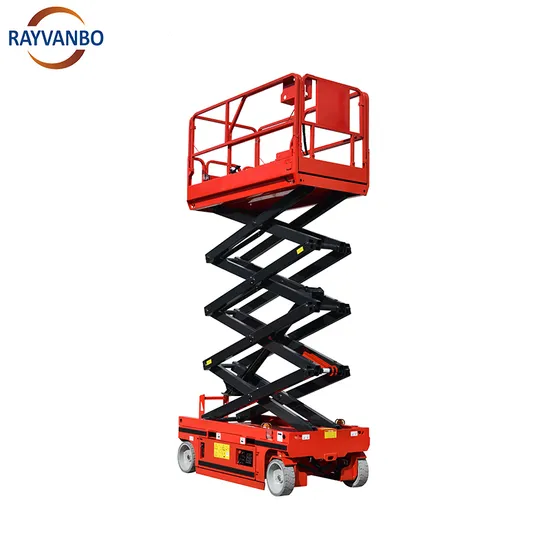 10m 12m 230kg 320kg 450kg Electric Scissor Lift Height Self-Propelled Scissor Lift