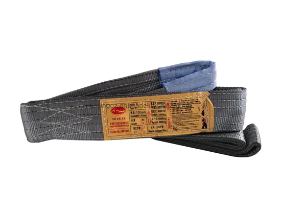 3 Ton 75mm Safety Factor 5: 1 100% Polyester Lifting Belt Synthetic Fiber Webbing Sling