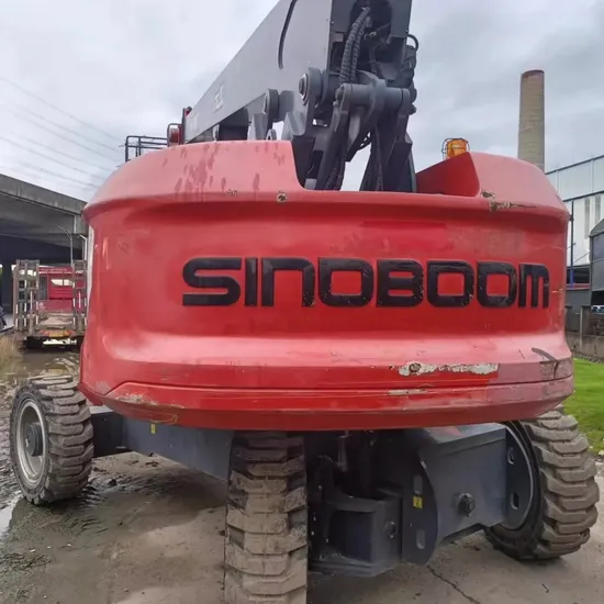 Used 28m Self Walking Mobile Electric Articulated Boom Lift Table Aerial Work Platform