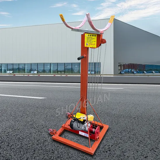 4.9m Roller Shutter Door Lifting Electric Portable Cargo Lift for Installation