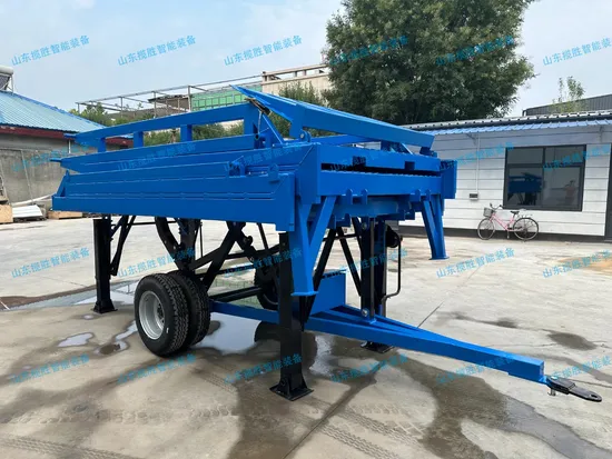 8-Ton, 10-Ton, 15-Ton Container Loading Dock Mobile Folding Boarding Bridge