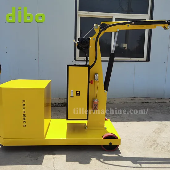 CE Certification 360 Degree Rotation Floor Crane Warehouse Lifting Machine Articulating Boom Lift Manual Hydraulic Semi Electric Engine Jib Hoist with Lever