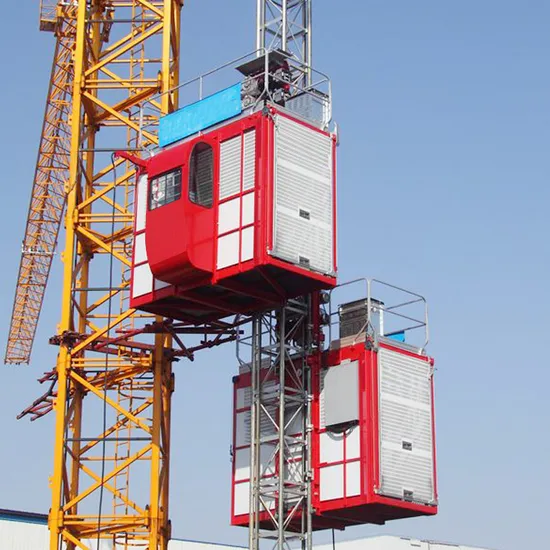 High Speed Building Construction Hoist Elevator Construction Lifter Sc200 Price