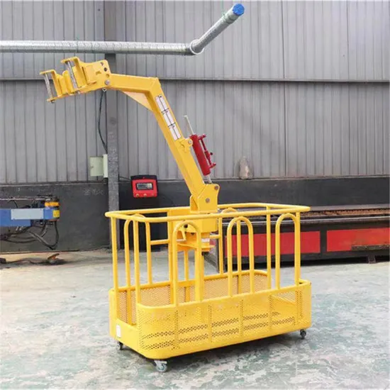 Small High-Rise Operation Used for Crane Can Rotate The Hanging Basket