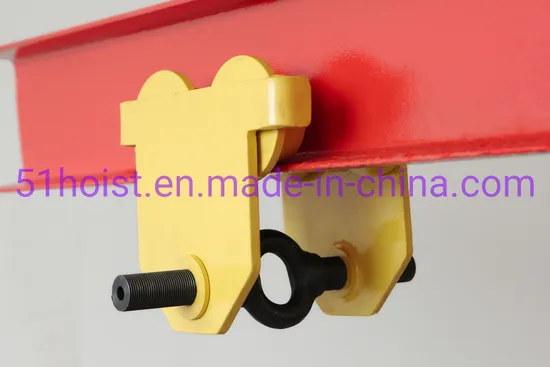 Hand Push Manual Plain Beam Monorail Trolley