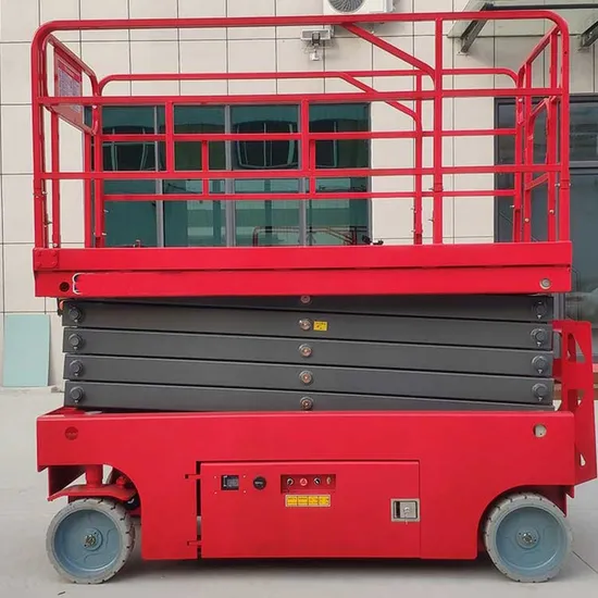 6 M Small Mobile Electric Micro Hydraulic Scissor Lift Hydraulic Elevator