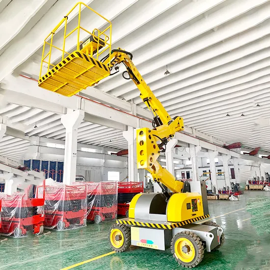 Hydraulic Moving Lifting Equipment Self-Propelled Curved Arm Lift Zmqbpt10c/D Work Platform