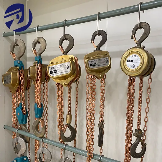 0.5-100 Tons Explosion-Proof Manual Chain Block/Hoist for Explosive Hazard Areas