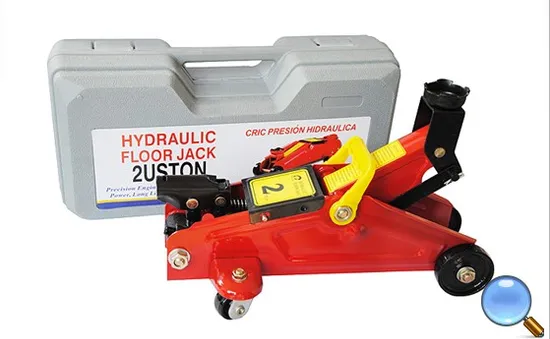 2t Max Height 290mm PVC Box Hydraulic Floor Jack