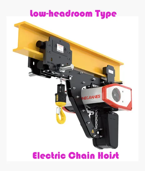 2.5ton Konecranes European Low-Headroom Type Electric Chain Hoist for Lifting Materials