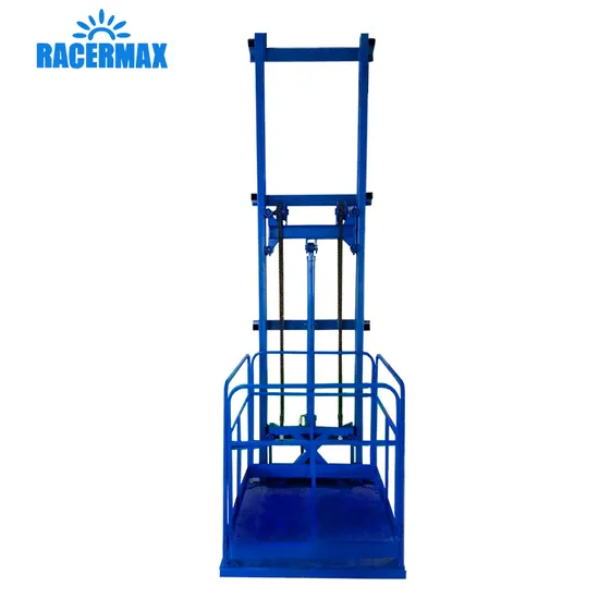 Customized Guide Rail Lift Hydraulic Platform Cargo Lift