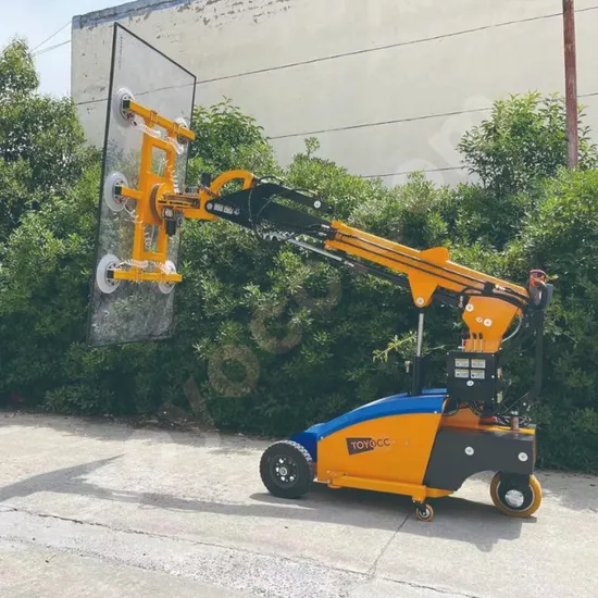 Glass Vacuum Lifting Manipulator with CE Marked 400kg/600kg/800kg Battery Powered Mobile Glass Lifter Glazing Robot Trolly