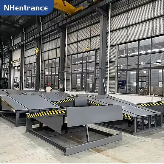 Automatic Mobile Hydraulic Dock Leveler with Push-Button Control Heavy-Duty Steel Construction and High Stability