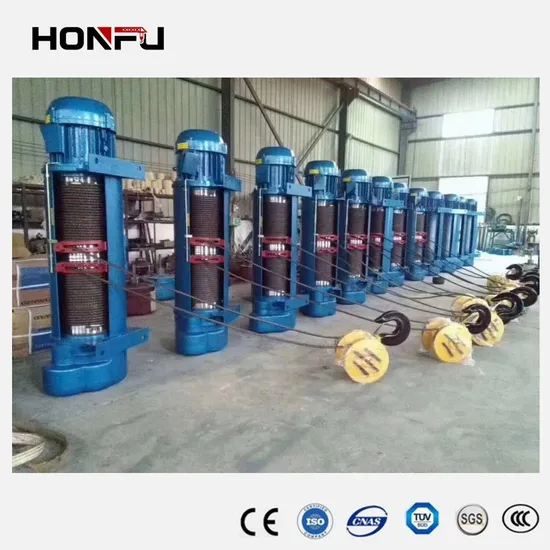 High Quality Double Girder Overhead Small Wire Rope Electric Hoist Crane CD/MD
