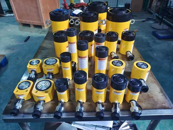 Rsm Series CE 5-150tons 10000psi Single Acting Low Height Flat Design Hydraulic Cylinder Jack