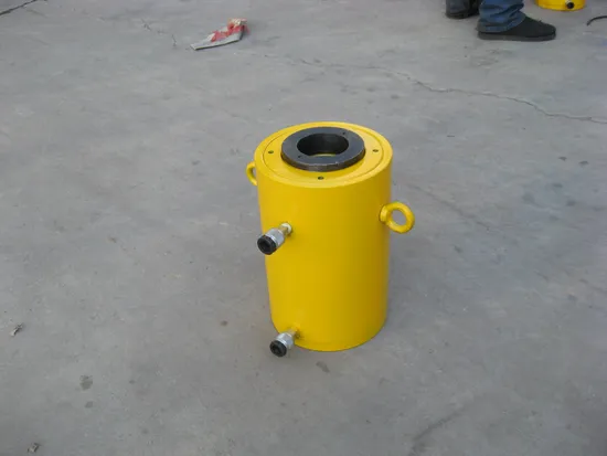 Double-Acting Hollow Hydraulic Oil Cylinder Lifting Jack for Building Large Tonnage Customizable