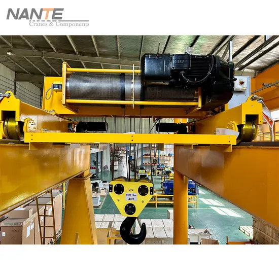 Nante Monorail Industrial Overhead Bridge Cranes with Winch