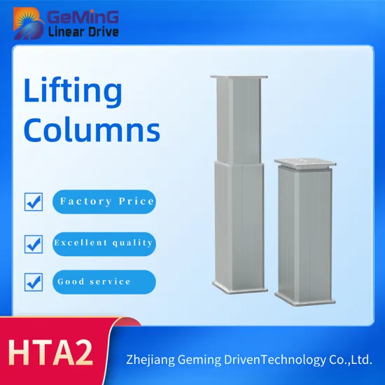 Geming RoHS Approved Timotion Table Actuator Lift Heavy Duty Lifting Column with Factory Price