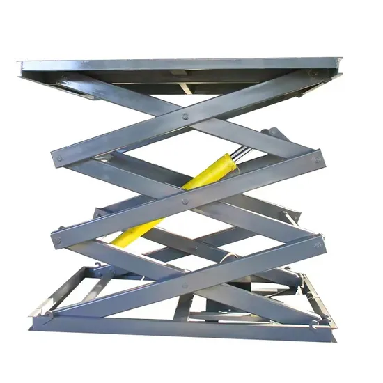 4t 9m Stationary Electric Hydraulic Single Scissor Lift Table Platform