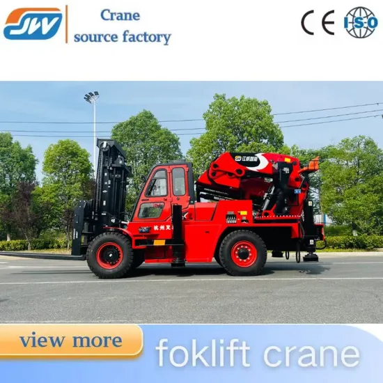 25 Tons Forklift Tail Lift High Strength Steel 360 Full Rotation Forklift Tail Crane