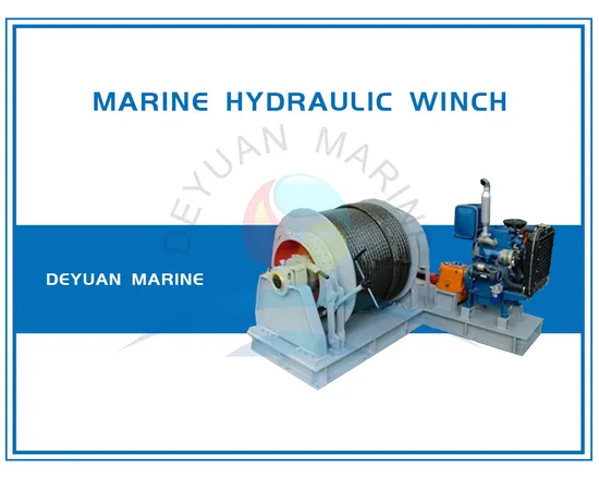 Marine Hydraulic Double Drum Mooring Winch