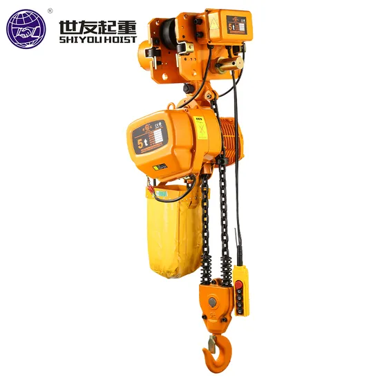 Hhbb Series 0.5-30 Ton Single/Double Speed Electric Chain Hoist with Electric Lift