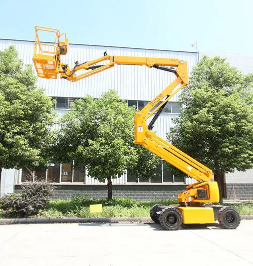 Gtzz Series 8m 10m 12m 14m 16m Self-Propelled Drivable Man Lift Diesel Engine Trailer Spider Lift Cherry Picker Articulated Boom Bucket Lift with CE Certificate